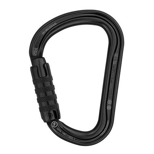 КАРАБІН Petzl WILLIAM TRIACT-LOCK Black(алюм) (M36A TLN) M36A TLN фото